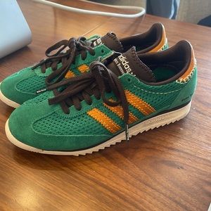 Adidas Wales Bonner Green Yellow SL72 US Mens 6